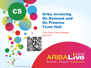 Invoice - Ariba Exchange