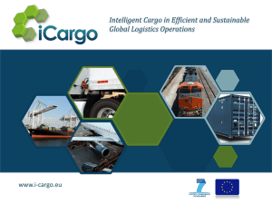 iCargo - Intelligent Cargo in Efficient and Sustainable Global