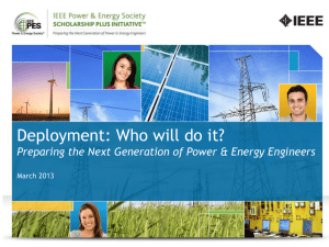 IEEE PES Scholarship Plus Initiative
