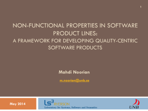 Non-functional Properties in Software Product Lines: A Framework