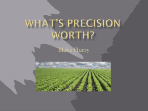What - Precision Agriculture, SOIL4213, Oklahoma State University.