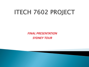 ITECH 7602 PROJECT final presentation