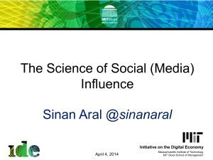 Slides: The Science of Social Media Influence