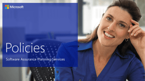 Planning Services Policies
