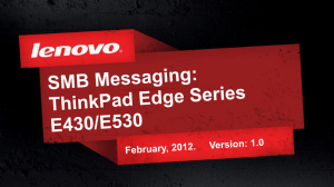 ThinkPad Edge brand positioning