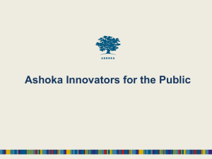 Ashoka India - Bank of Ideas & Innovations