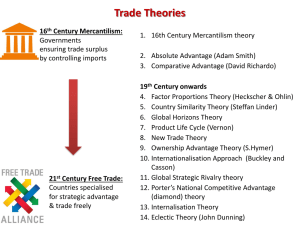 Trade Theories - WordPress.com