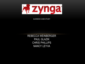 Zynga Case Analysis Presentation