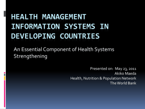 Health Management Information Systems IN