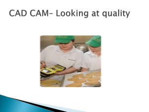 CAD CAM - Food prep sheet 2011