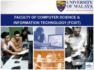 Master of Software Engineering - Faculty of Computer Science and