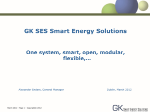 smart, open, modular, flexible…, Mr. Alexander Enders, GK Smart