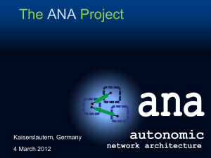 Autonomous Network Architecture