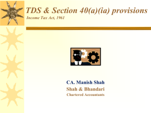 TDS & Section 40(a)(ia)