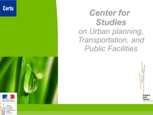 Center for Studies on Urban planning - SUMPA-MED