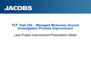 Managed Motorway Ground Investigation Process Improvement