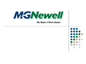 Controls Engineering - MG Newell Corporation