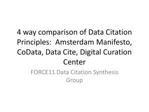 Comparison Data Citation