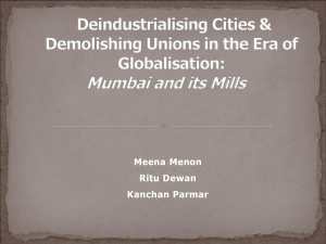 Mumbai and its Mills