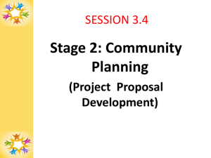 Project Proposal Development