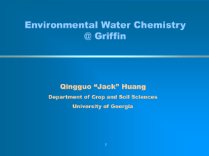 Dr. Jack Huang - Department of Crop and Soil Sciences
