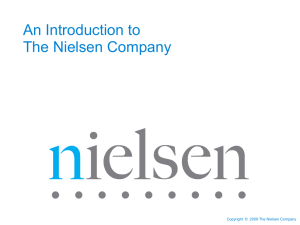 The Nielsen Company Overview Presentation