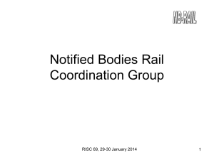 NB Rail Coordination Group of NoBos