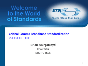ETSI TC TCCE - Open Mobile Alliance