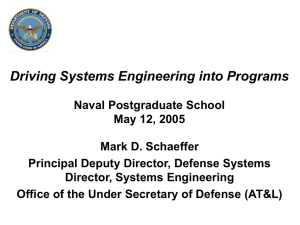 Dr. Glenn Lamartin - Naval Postgraduate School