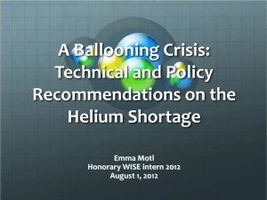 A Ballooning Crisis: Technical and Policy Recommendations on the