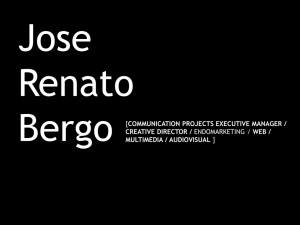 PORTFOLIO_JRBERGO - José Renato Bergo