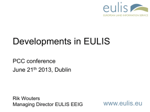 Update on developments in EULIS