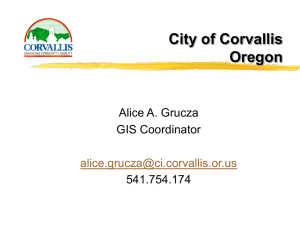 City of Corvallis GIS - Oregon State University