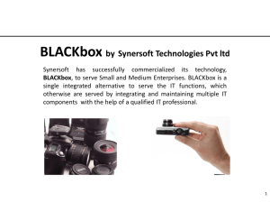 EP format - BLACKbox by SynerSOFT Technologies Pvt Ltd, India