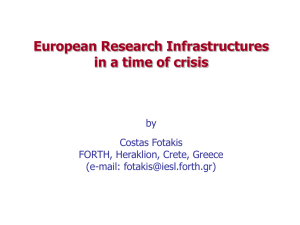 European Research Infrastructures