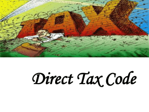 Direct tax code - dehradun