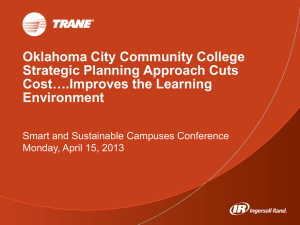 OCCCs Strategic Planning Approach cuts costs