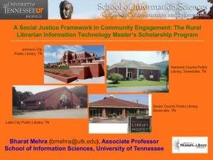 Collaborations between LIS Education & Rural Libraries in East