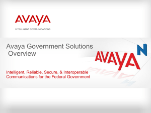 Avaya External Template for PowerPoint 2003