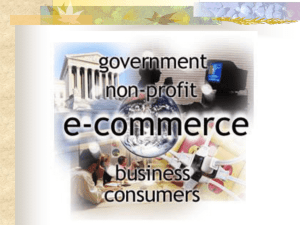Electronic Commerce - The University of the West Indies