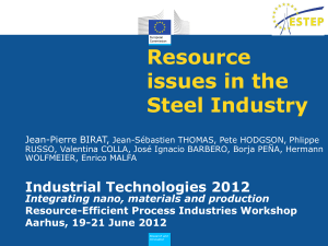 Resource Issues in the Steel Industry