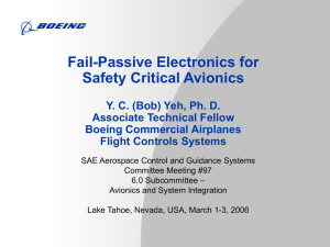 Fail-Passive Electronics for Safety Critical avionics