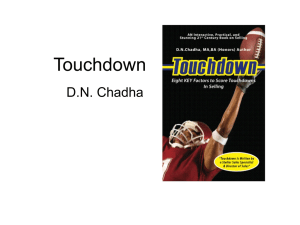 Touchdown - Presentation