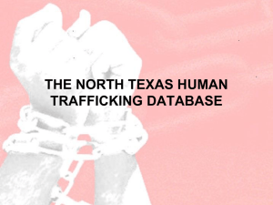 North Texas Human Trafficking Database