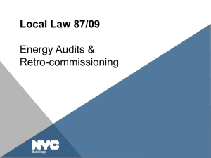 Local Law 87/09 - Association of Energy Engineers | New York