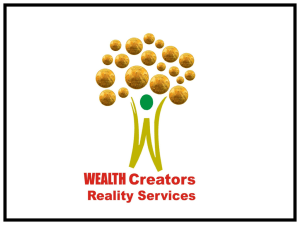 real estate - Wealth Creators Reality Services