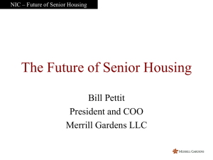 future of senior housing ppt