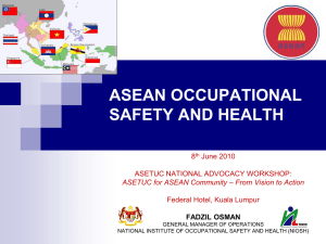 ASEAN Occupational Health and Safety