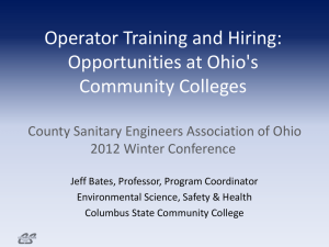 Opportunities at Ohio`s Community Colleges