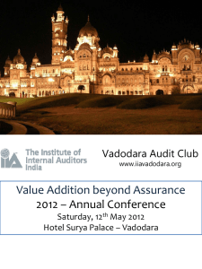 IIA – VAC 12th May 2012 Brochure - The Institute of Internal Auditors